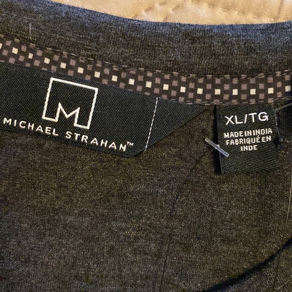 Michael Straman round neck button sweater (NWT) - Picture 3 of 4